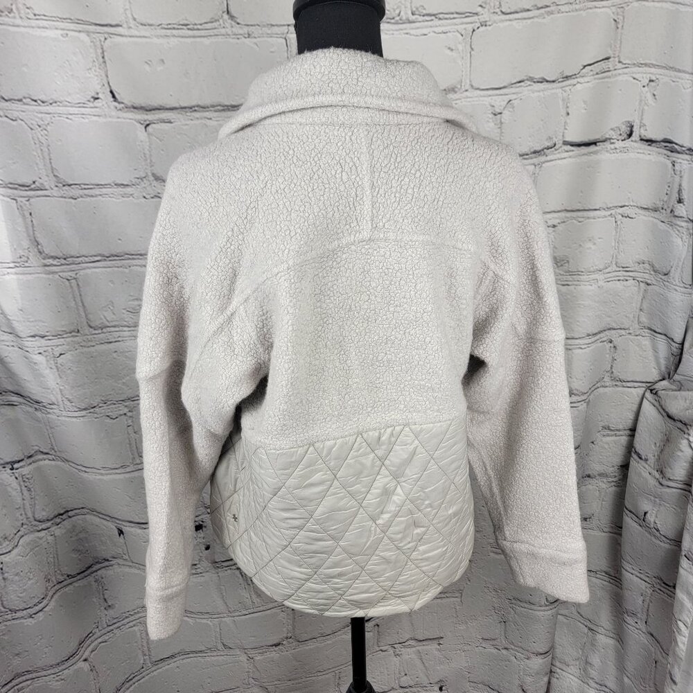 LULULEMON Show Me The Sherpa Jacket Women Size 6 Wool Blend Casual Athleisure - Picture 8 of 11